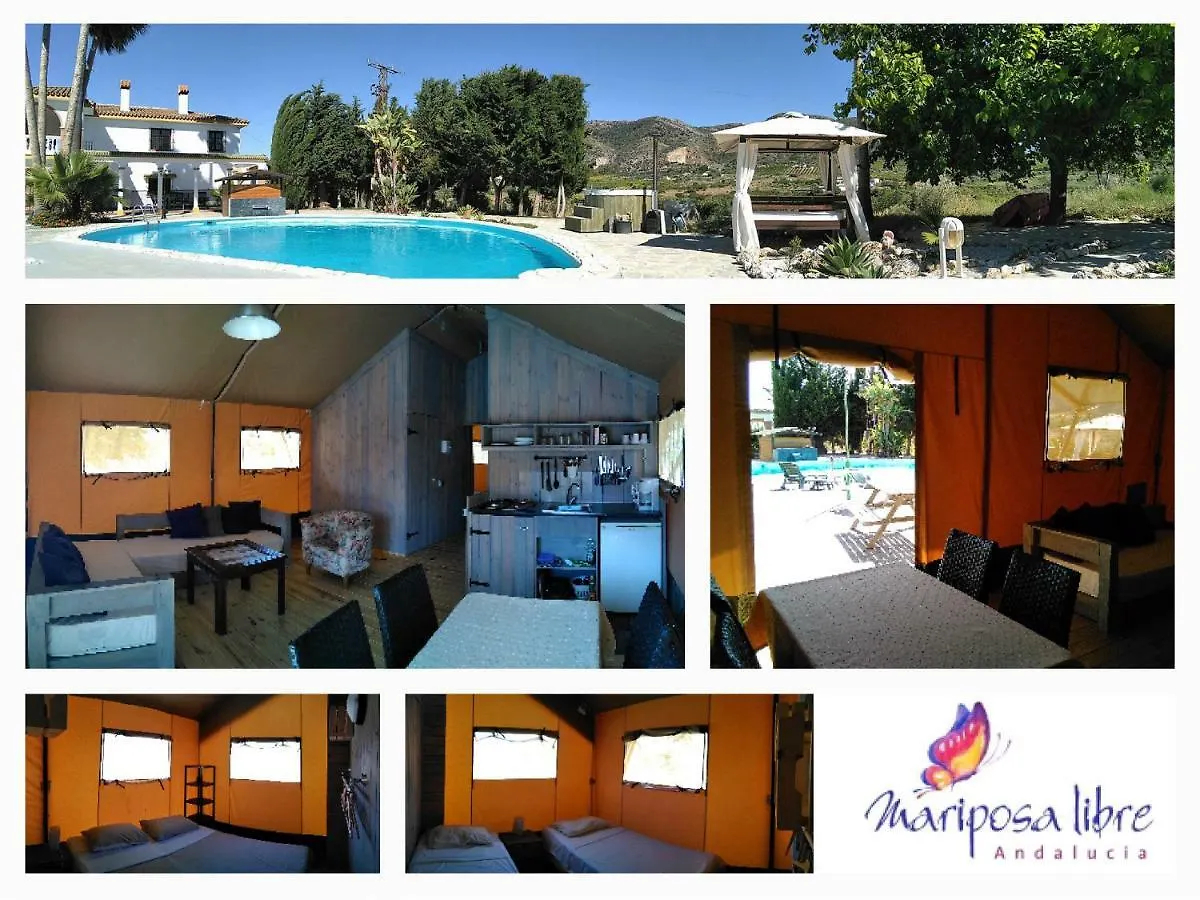Mariposa Libre Hotel Cartama Luxury tent